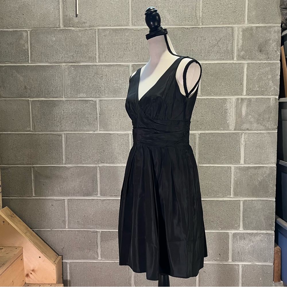 Nicole Miller satin dress.